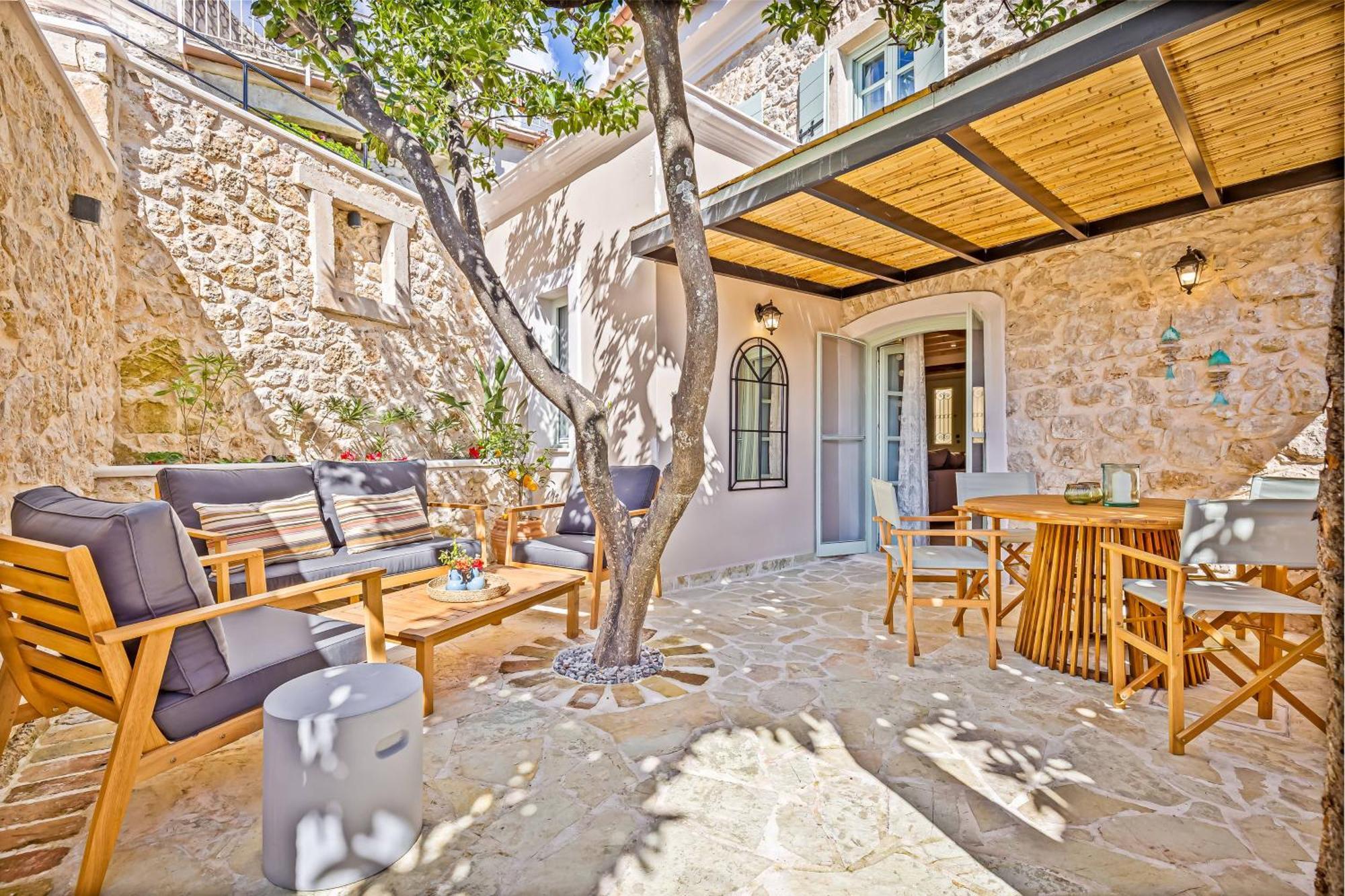 Lákones Courtyard Cottage Corfu מראה חיצוני תמונה