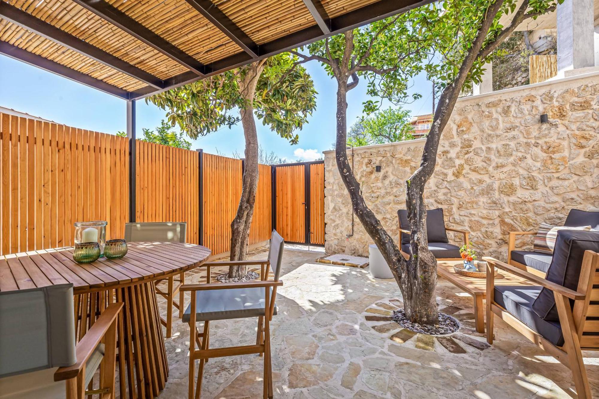Lákones Courtyard Cottage Corfu מראה חיצוני תמונה